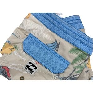 MENS BILLABONG BOARD‎ SHORTS RECYCLER SUNDAYS LO TIDE SISE Island Print
